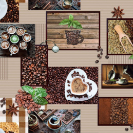 Клеенка столовая на нетканой основе 1,35х25м Grace NN-6492-1