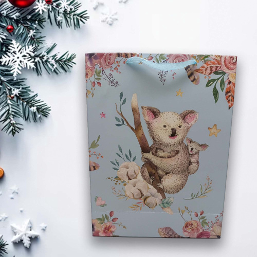 Пакет подарочный бумажный 30х40х12см ламинированный Радужный Дом РД21379