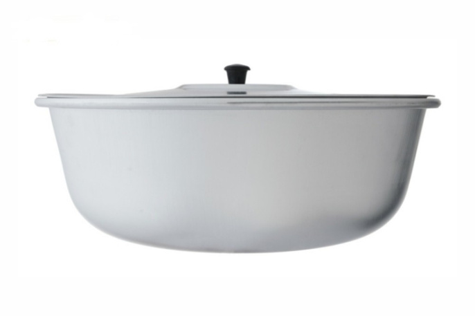 Миска алюминиевая 360мм 10л с крышкой Scovo МТ-037