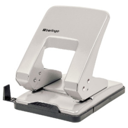 Дырокол  40 листов Berlingo Universal, металлический, серый DDM_40072