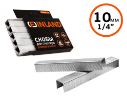 Скобы для мебельного степлера 10мм 1000шт., высокопрочные, закаленные, тип 53 Finland 2360-10