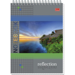 Блокнот А5  80 листов Природа ассорти, гребень 1021609 8С12