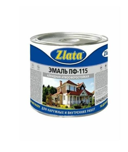 Эмаль ПФ-115 ГОСТ синяя  2,6кг Zlata