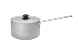 Ковш алюминиевый 1,8л с крышкой, металлическая ручка Калитва 14018