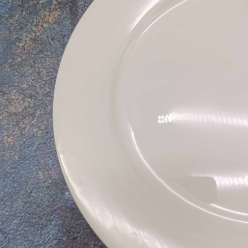 Блюдо фарфоровое круглое 270мм, белый Радужный Дом РД85073