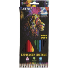Карандаши цветные 12 цветов Devente Triolino Ultra 4М, трехгранные 5022915