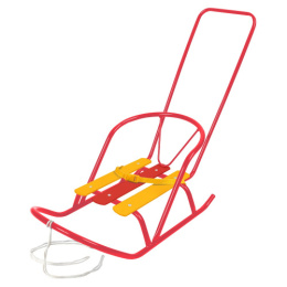 Санки кукольные с толкателем, алый Nika СКУ2/АЛ