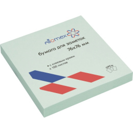 Блок самоклеящийся 76х76 голубой 100 листов Attomex 2010710