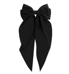 Бант для волос Monte Vita на заколке, черный, 24х41см 457112