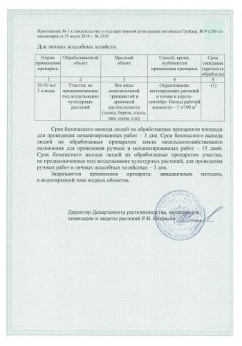 Грейдер  50мл защита от сорняков и древесно-кустарниковой растительности Avgust
