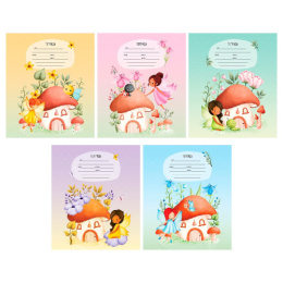 Тетрадь  12 листов узкая линейка BG Феи Т5СК12 57319