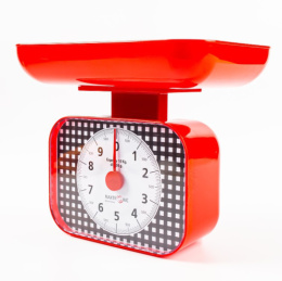 Весы кухонные механические до 10кг, красный Maxtronic MAX-1804
