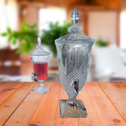 Диспенсер для напитков (лимонадница) стеклянный 2,0 л, в п/у арт. 1909 Радужный Дом РД17525