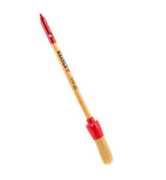 Кисть круглая Universal 20мм № 2, натуральная щетина, пластиковый корпус, деревянная ручка Stayer 0141-20