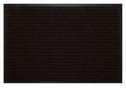 Коврик придверный влаговпитывающий на резин. основе ворс 40х 60см Стандарт, коричневый ComeForte