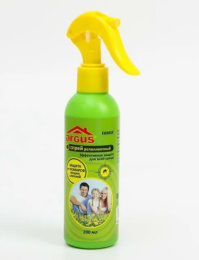 Лосьон-спрей от комаров 200мл с курком Argus  А-14