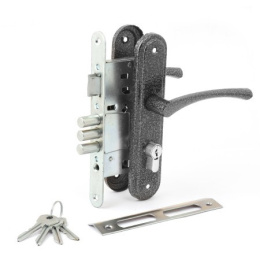 Замок врезной Омега -ЗВ4.2.01, серебро Омега 30405
