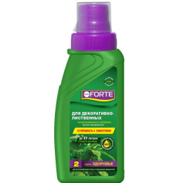 Жидкое удобрение для декоративно-лиственных 285мл органо-минеральное серия Здоровье Bona Forte