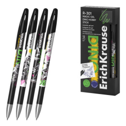 Ручка Пиши-Стирай гелевая ErichKrause R-301 Magic Gel Stick Dino Hobby, синяя 0,5мм 63142