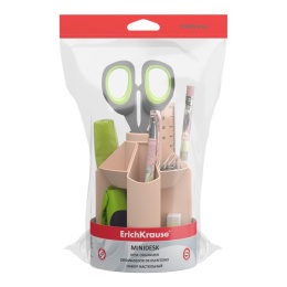 Набор настольный ErichKrause Mini Deck Powder, вращающийся, розовый 55631