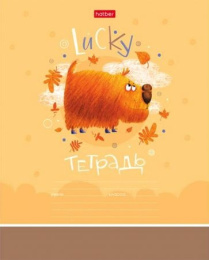 Тетрадь  12 листов клетка Счастливчики, ассорти 067954, 1520344