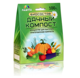 Биосостав Дачный-Компост для выгребных ям и дачных туалетов 100г Радуга