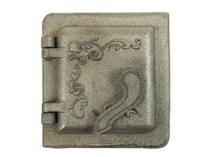 Печная дверка поддувальная чугунная 15х16см Бежецкий ЛМЗ ДП-1