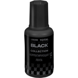 Корректирующая жидкость 20мл Devente Total Black, быстросохнущая 4060502