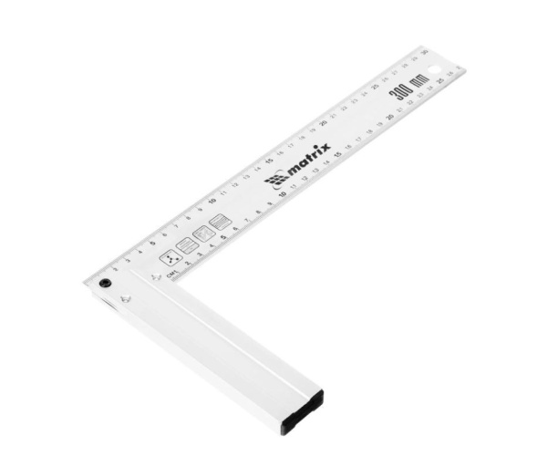 Угольник 300мм алюминиевый, литой Matrix 32472