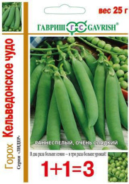 Горох Кельведонское чудо 25г цветной пакет серия 1+1 Гавриш