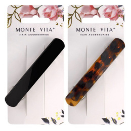 Заколка для волос Monte Vita автомат, ассорти, 9см 457086