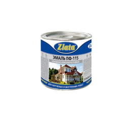 Эмаль ПФ-115 ГОСТ серая  2,6кг Zlata