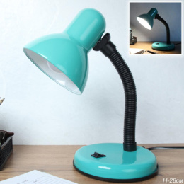 Лампа настольная ученическая 40Вт, цоколь - Е27, зеленый 203B-5/730876