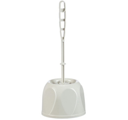 Комплект для туалета WC пластиковый Блеск стандарт белый ротанг Idea М5010