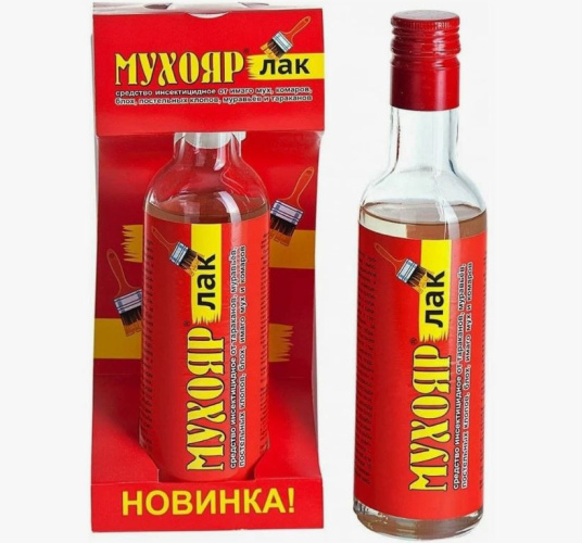 Лак от бытовых насекомых Мухояр 220мл Ваше хозяйство