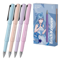 Ручка шариковая ErichKrause Severe Stick Manga, синяя, 0,7мм 61052