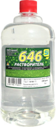 Растворитель 646  1л ГОСТ в бутылке ПЭТ Спринт