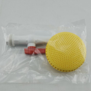 Комплект душевой пластиковый (лейка 11см + кран)