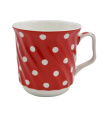Кружка фарфоровая 300мл Красный горох Lavenir TYMY300
