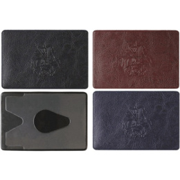 Обложка для пропусков и карт, искусственная кожа, 3 цвета 1031916