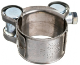 Хомут силовой  23-25мм W2, шир.ленты 20мм 2325062-2