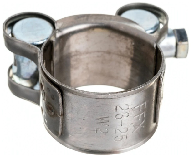 Хомут силовой  23-25мм W2, шир.ленты 20мм 2325062-2