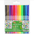 Фломастеры 12 цветов Отличник, смываемые 1471178