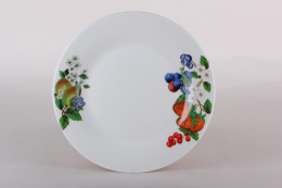 Тарелка фарфоровая мелкая 200мм Summer berries Коралл ZX2432-8FP