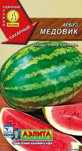 Арбуз Медовик 1г цветной пакет Аэлита