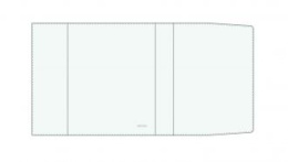 Обложка для учебников и тетрадей А4 302х580мм, ПВХ, универсальная 2145.1