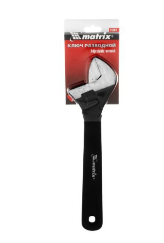 Ключ разводной 300мм углеродистая сталь Matrix 15507