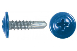 Саморез с п/ш со сверлом 4,2/32 RAL 5005 (синий) 283-42325005