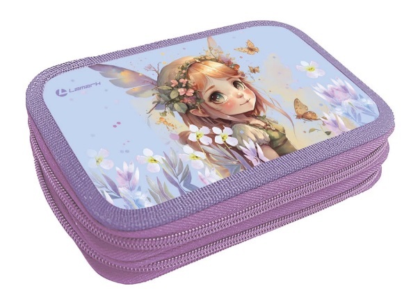 Пенал двухкамерный Lamark Феечка 128/716410 LAMARK0062