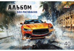 Альбом для рисования 40 листов Суперавто С0220-62
